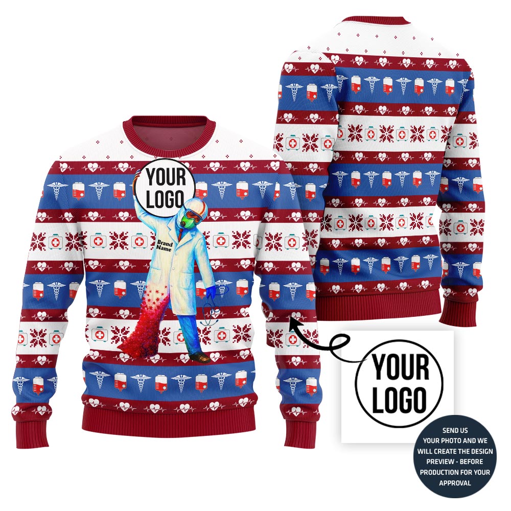 Epic Medical Custom Logo Ugly Christmas Sweater