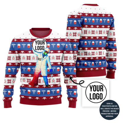 Epic Medical Custom Logo Ugly Christmas Sweater