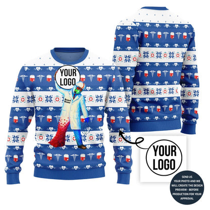 Epic Medical Custom Logo Ugly Christmas Sweater