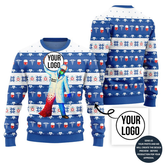 Epic Medical Custom Logo Ugly Christmas Sweater