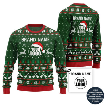 Epic Music Custom Logo Ugly Christmas Sweater
