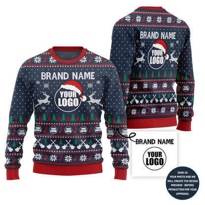 Epic Music Custom Logo Ugly Christmas Sweater