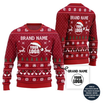 Epic Music Custom Logo Ugly Christmas Sweater