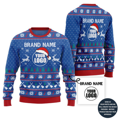 Epic Music Custom Logo Ugly Christmas Sweater
