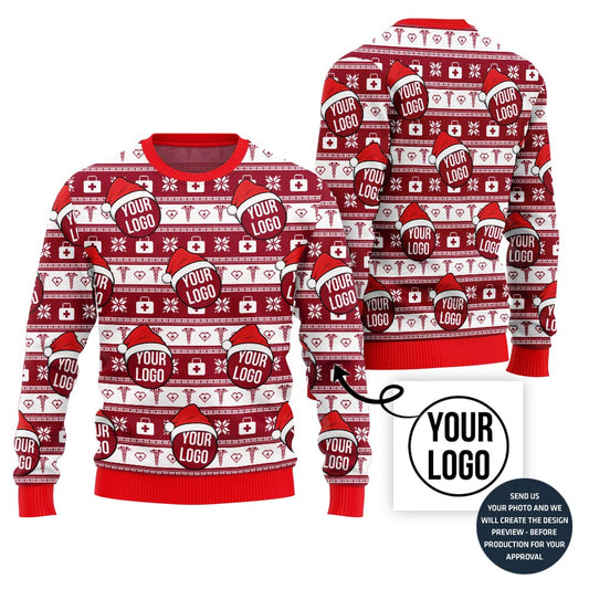 Epic Nurse Logo Custom Ugly Christmas Sweater