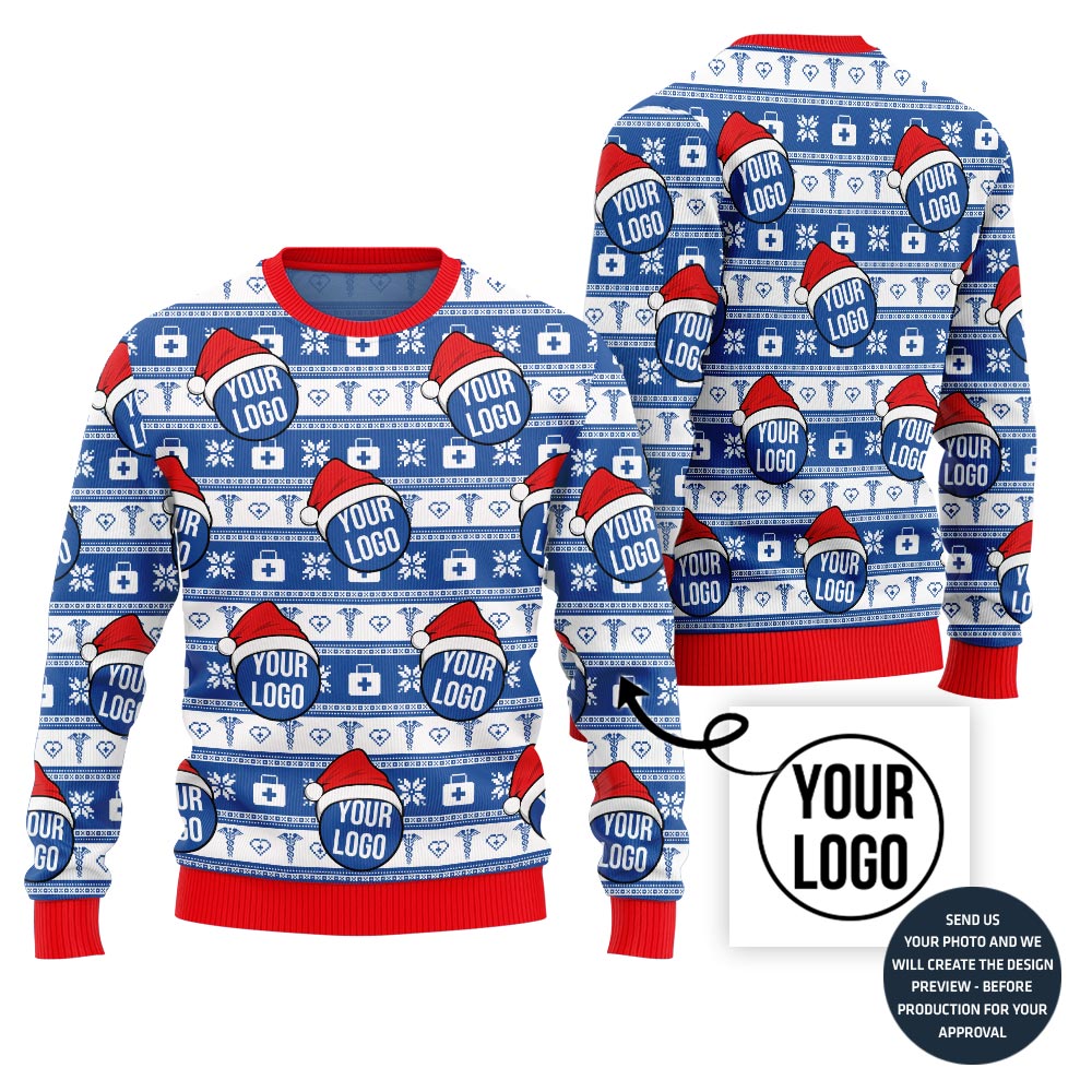 Epic Nurse Logo Custom Ugly Christmas Sweater