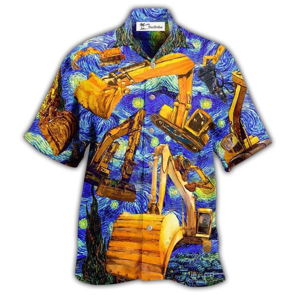 Hawaiian Shirt / Adults / S Excavator See You Later Art - Hawaiian Shirt 