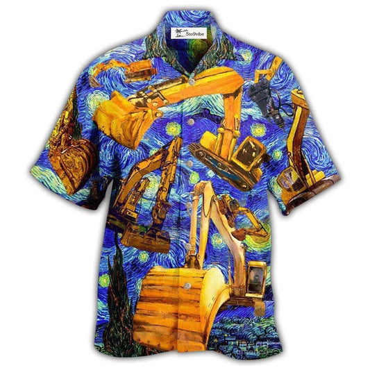 Hawaiian Shirt / Adults / S Excavator See You Later Art - Hawaiian Shirt 