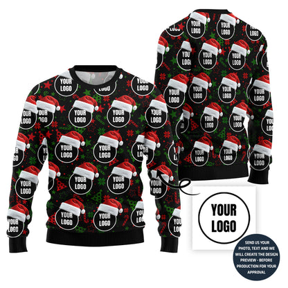 Exclusive All Over Print Custom Logo Ugly Xmas Sweater