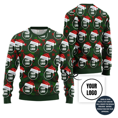 Exclusive All Over Print Custom Logo Ugly Xmas Sweater