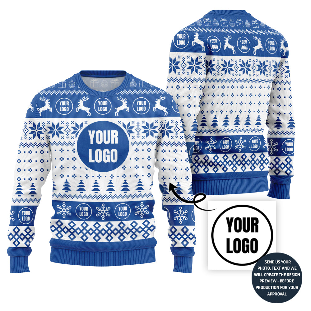 Exclusive Custom Logo For Teams Ugly Sweater