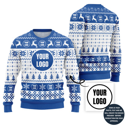 Exclusive Custom Logo For Teams Ugly Sweater
