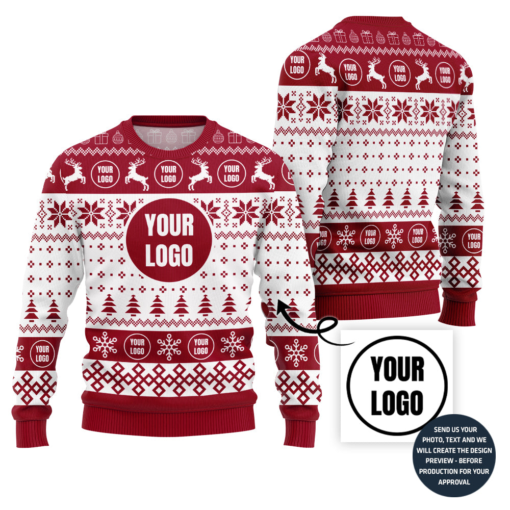 Exclusive Custom Logo For Teams Ugly Sweater