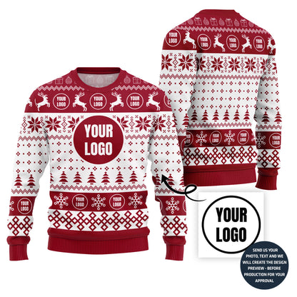 Exclusive Custom Logo For Teams Ugly Sweater