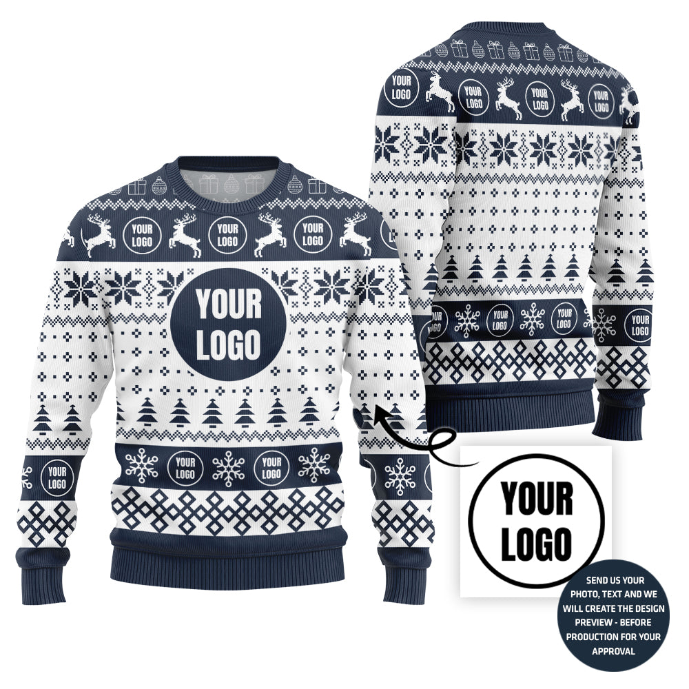 Exclusive Custom Logo For Teams Ugly Sweater