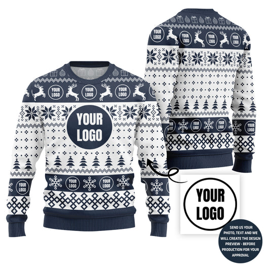 Exclusive Custom Logo For Teams Ugly Sweater