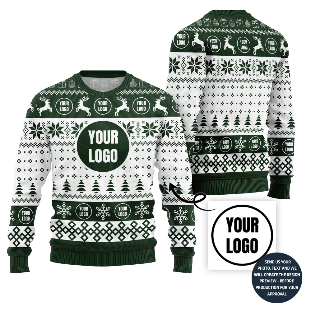 Exclusive Custom Logo For Teams Ugly Sweater
