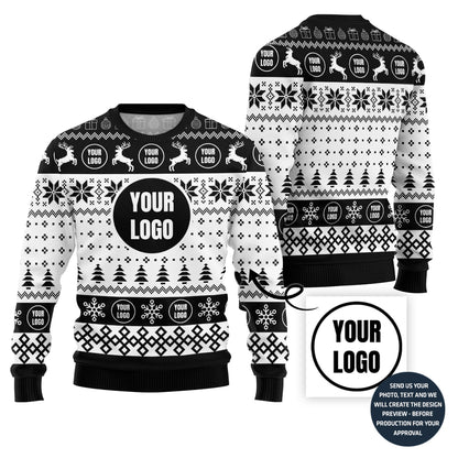 Exclusive Custom Logo For Teams Ugly Sweater