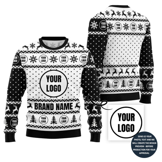 Exclusive Custom Logo Holiday Sweater For Groups