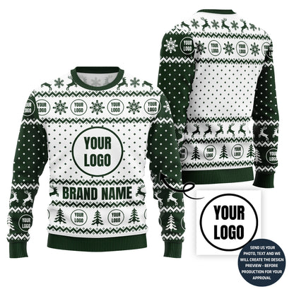 Exclusive Custom Logo Holiday Sweater For Groups