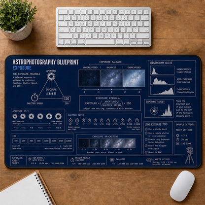 Exposure Astronomy Desk Mat | 5To9Vibe