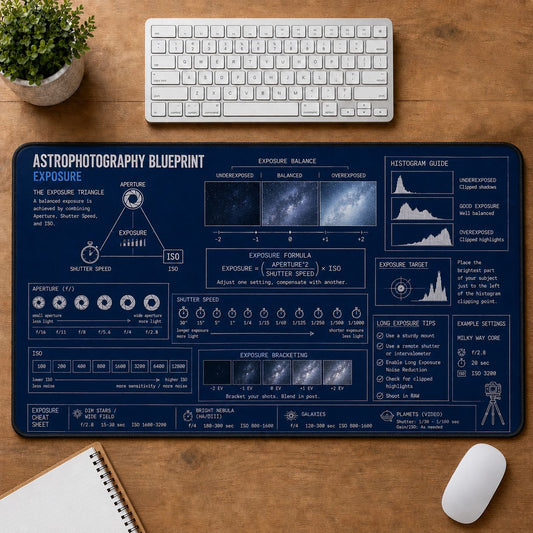 Exposure Astronomy Desk Mat | 5To9Vibe