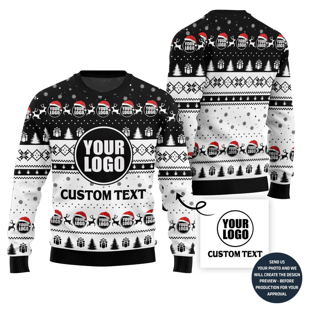 Exquisite Custom Logo Ugly Christmas Sweater For Brand