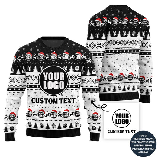 Exquisite Custom Logo Ugly Christmas Sweater For Brand