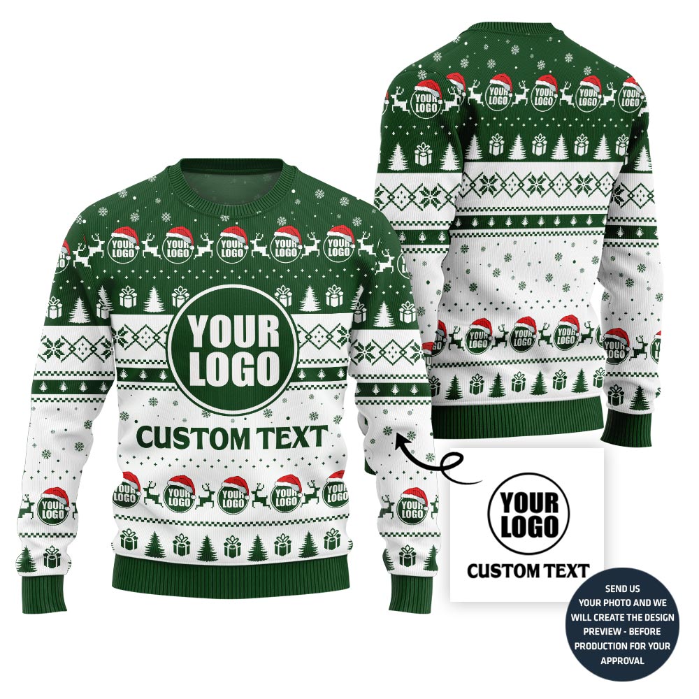 Exquisite Custom Logo Ugly Christmas Sweater For Brand