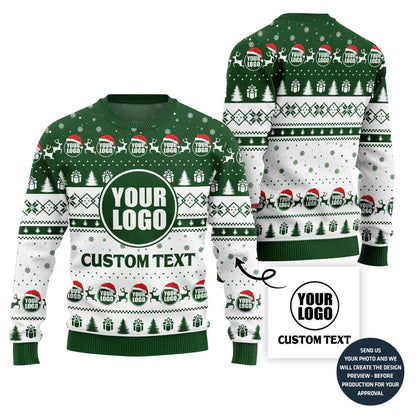 Exquisite Custom Logo Ugly Christmas Sweater For Brand