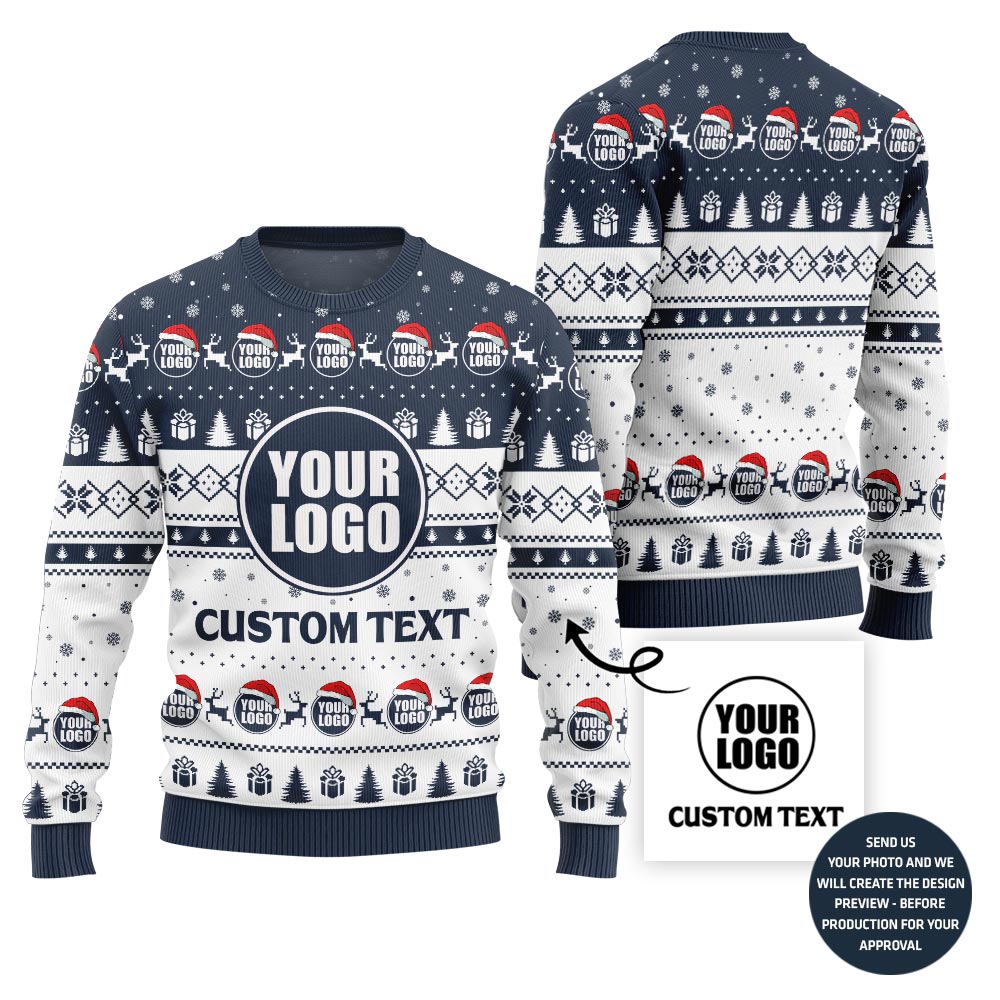 Exquisite Custom Logo Ugly Christmas Sweater For Brand