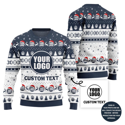 Exquisite Custom Logo Ugly Christmas Sweater For Brand