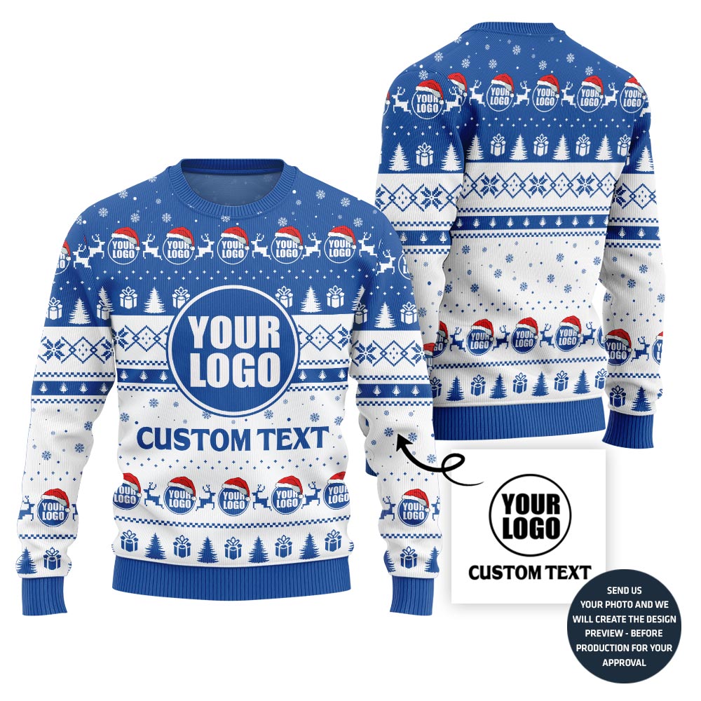 Exquisite Custom Logo Ugly Christmas Sweater For Brand