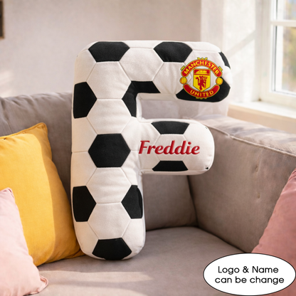 Football UK Pillow Custom Name and Logo All Teams Irregular-Shaped Pillow Custom