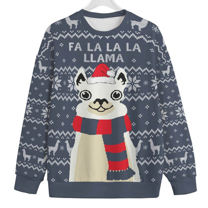 Fa La La La Llama Plus Size Christmas Sweater