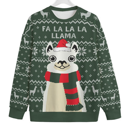 Fa La La La Llama Plus Size Christmas Sweater