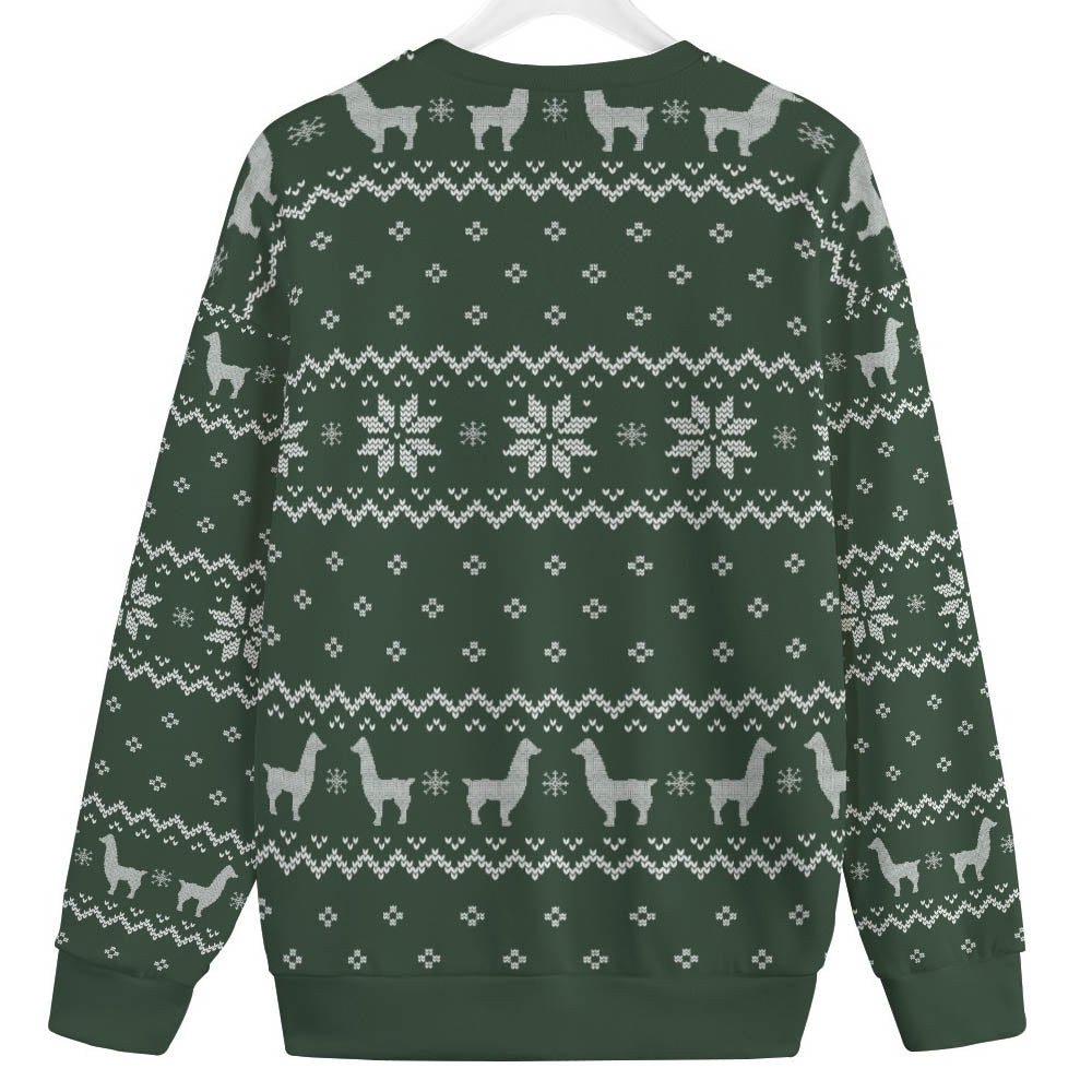 Fa La La La Llama Plus Size Christmas Sweater