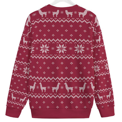 Fa La La La Llama Plus Size Christmas Sweater
