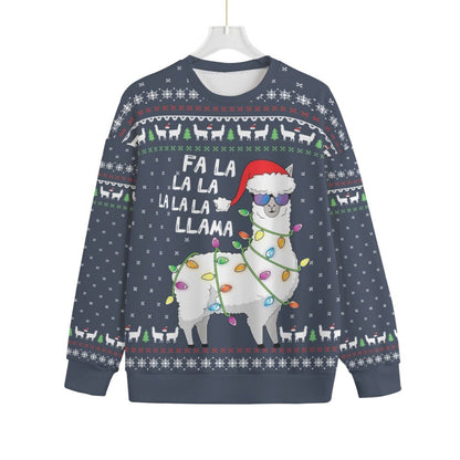 Cool Llama Men Big And Tall Christmas Sweater