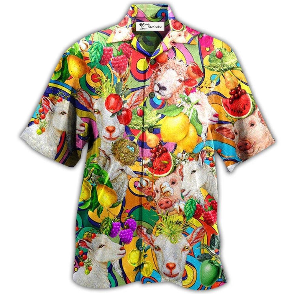 Hawaiian Shirt / Adults / S Farm Animals Awesome Family - Hawaiian Shirt 