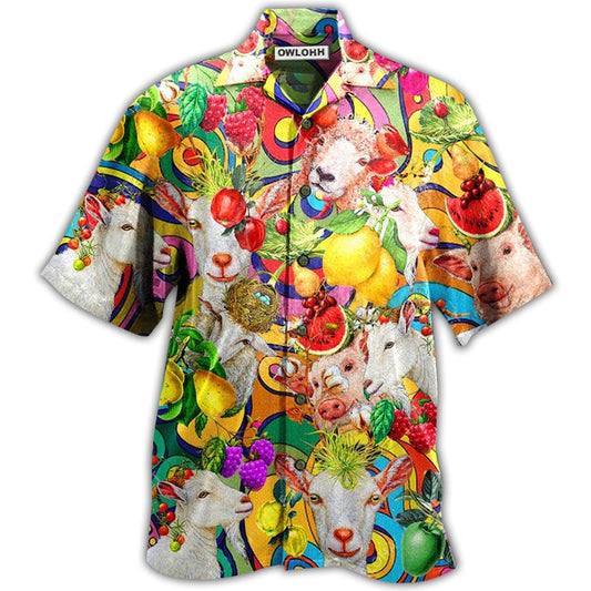 Hawaiian Shirt / Adults / S Farm Animals Awesome Family - Hawaiian Shirt 