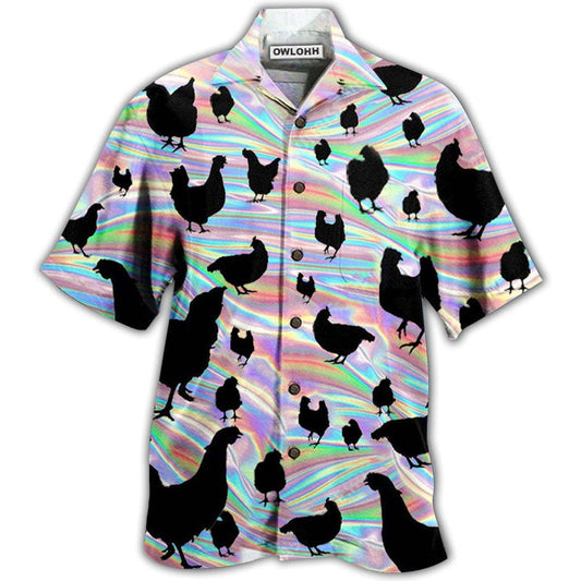 Hawaiian Shirt / Adults / S Chicken Awesome Style - Hawaiian Shirt 
