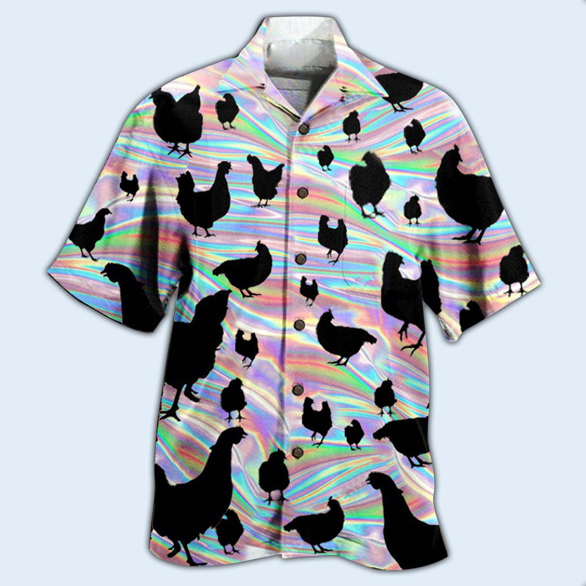 Chicken Awesome Style - Hawaiian Shirt 