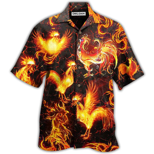 Hawaiian Shirt / Adults / S Chicken Fire Love It - Hawaiian Shirt 