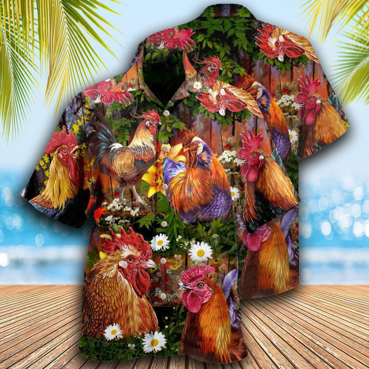 Chicken Rise A Shine Rooster - Hawaiian Shirt 