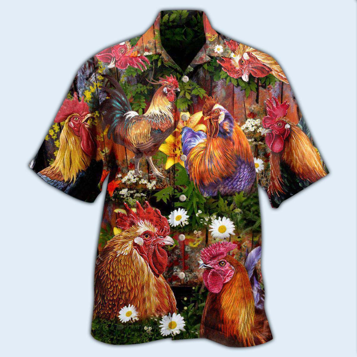 Chicken Rise A Shine Rooster - Hawaiian Shirt 