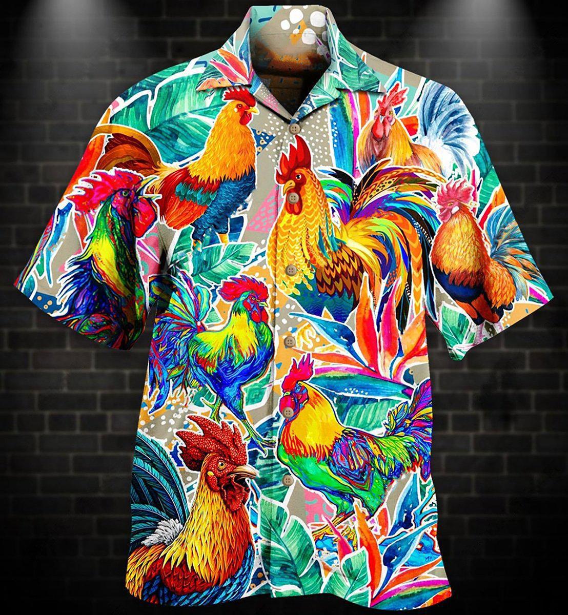 Chicken Stronger - Hawaiian Shirt 