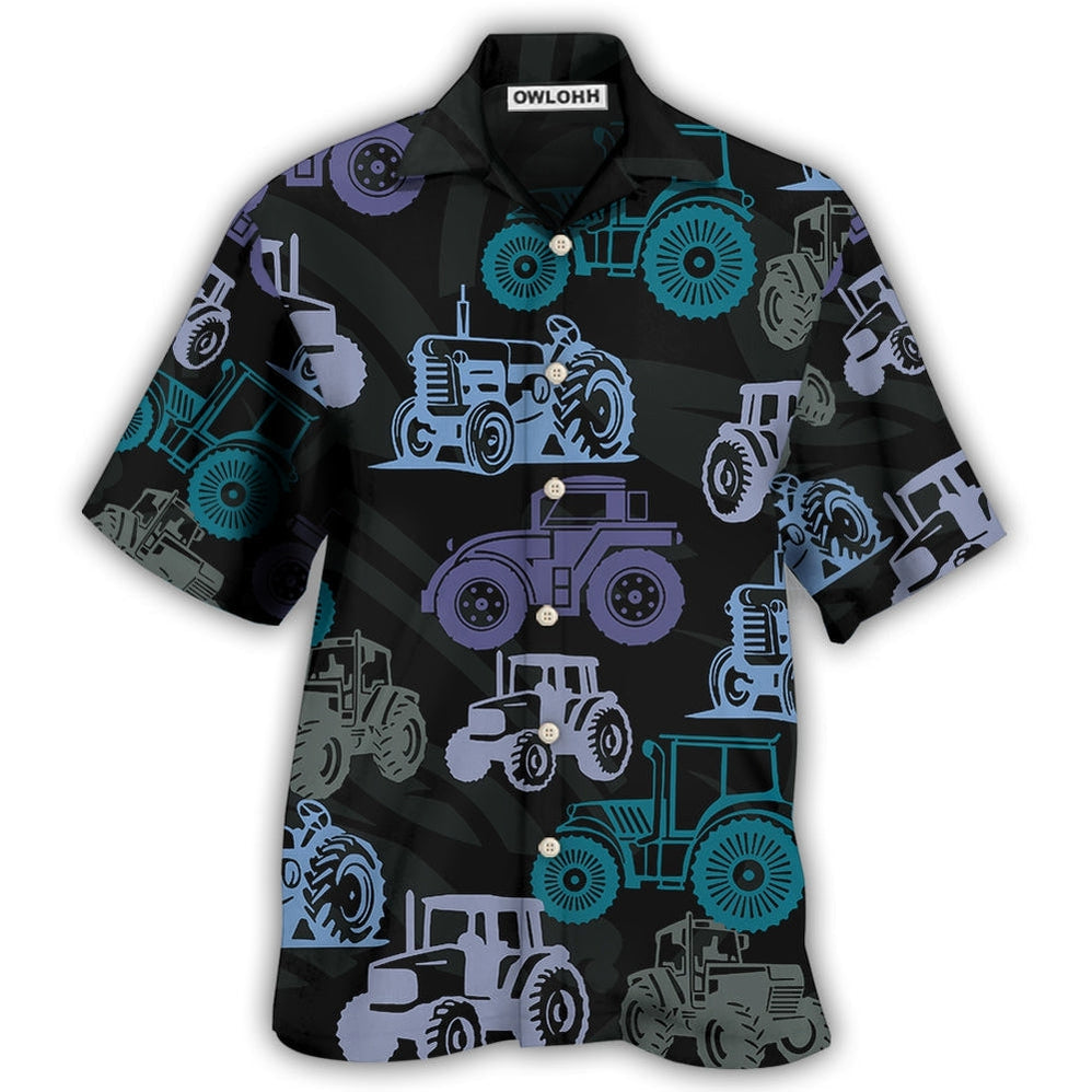 Hawaiian Shirt / Adults / S Tractor Farm Basic Farmer - Hawaiian Shirt 