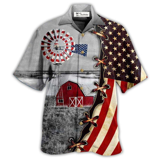 Hawaiian Shirt / Adults / S Farm Is A Way Of Life Patriotism - Hawaiian Shirt 