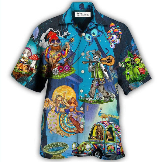 Hawaiian Shirt / Adults / S Hippie Felacia Style - Hawaiian Shirt 